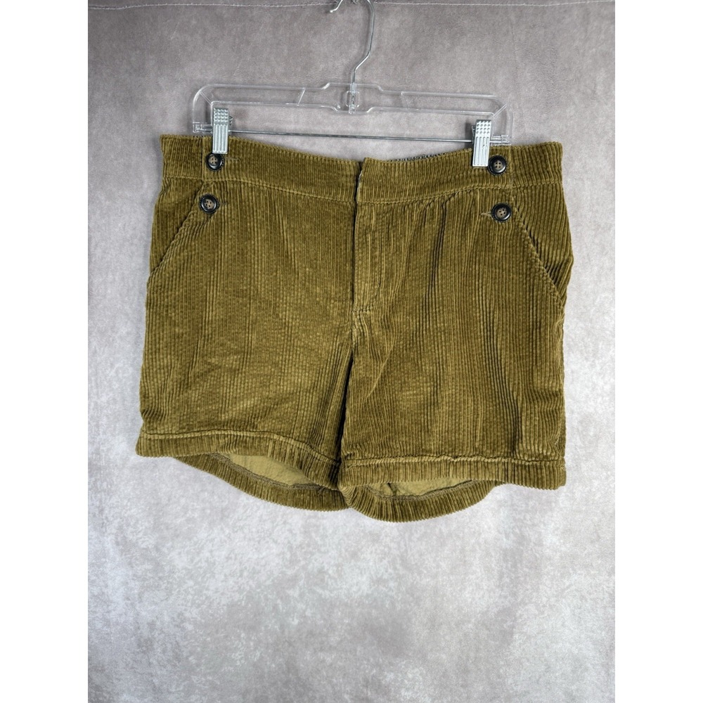 Daughters Of The Liberation x Anthropologie Corduroy Shorts In Green Size 12
